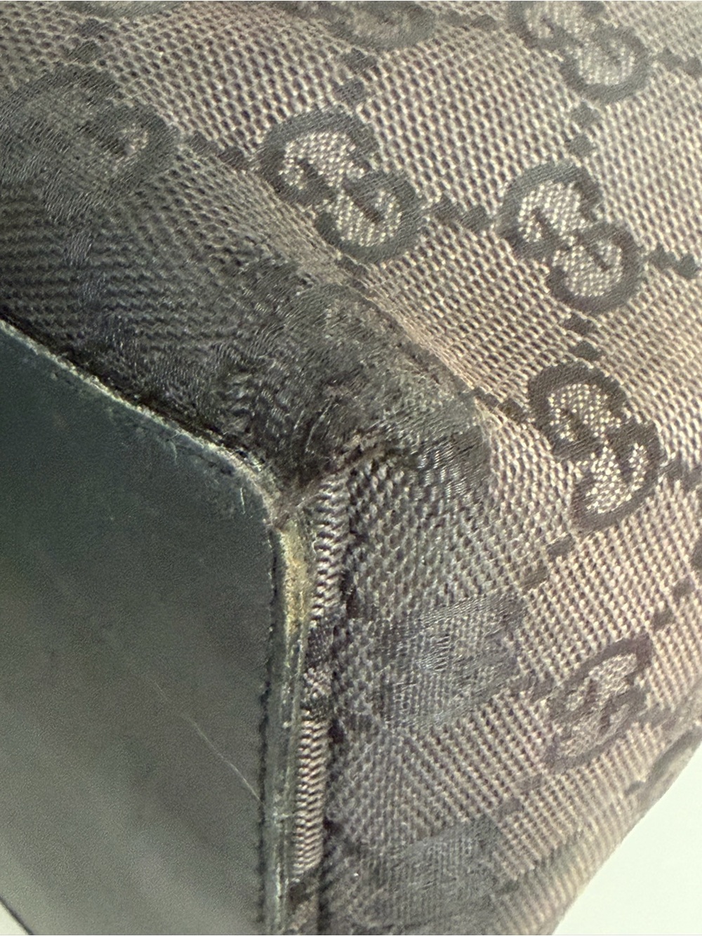 Gucci GG Monogram Canvas Tote Bag – Brown/Black - Picture 10 of 16